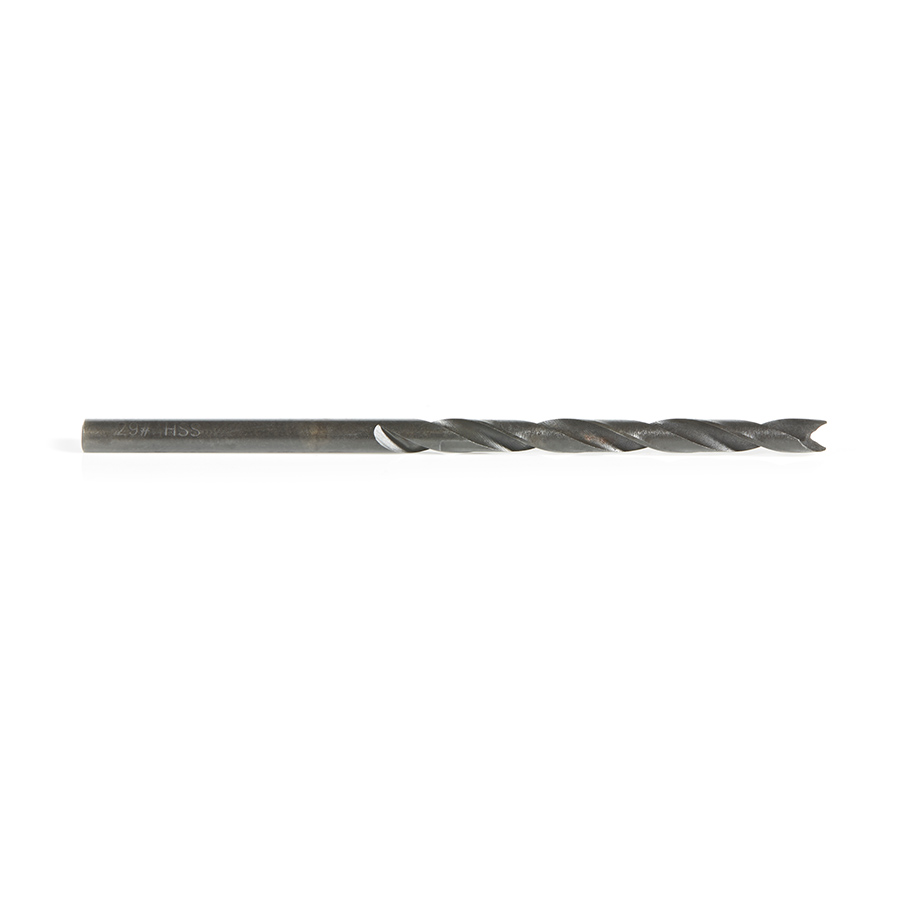 424006 #29 Replacement HSS Fishtail Drill 2-7/8 Long/DHN Surface Treated for Longer Tool Life