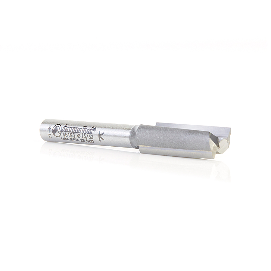 45193 Carbide Tipped Straight Plunge High Production 13/32 Dia x 1 x 1/4 Inch Shank