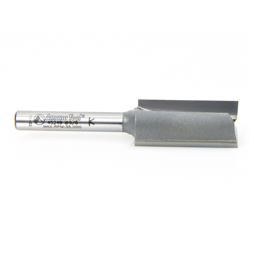 45249 Carbide Tipped Straight Plunge High Production 5/8 Dia x 1-1/4 x 1/4 Inch Shank