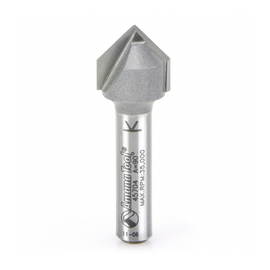 AMS-134-B 8-Pc General Purpose CNC Router Bit Collection, 1/4 Inch Shank