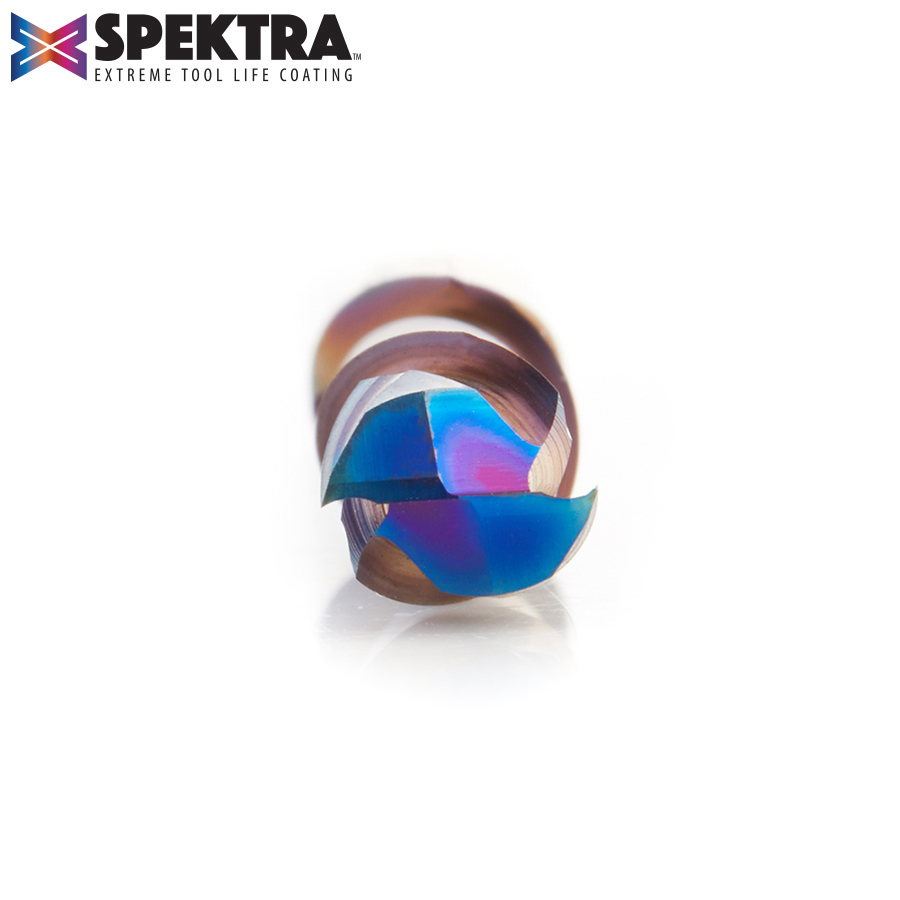 46025-K CNC Solid Carbide Spektra™ Extreme Tool Life Coated Mortise Compression Spiral 6mm Dia x 22mm x 6mm Shank
