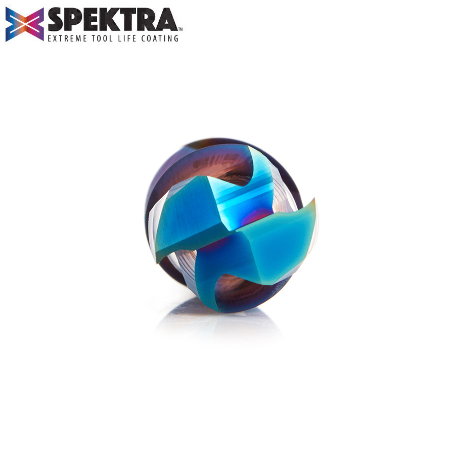 46027-K CNC Solid Carbide Spektra™ Extreme Tool Life Coated Mortise Compression Spiral 12mm Dia x 25mm x 12mm Shank