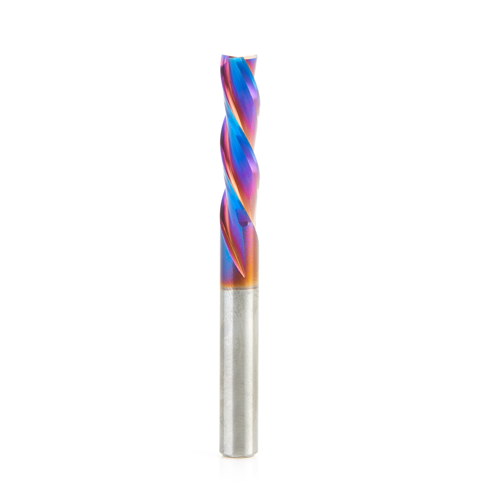 46054-K Solid Carbide Spektra™ Extreme Tool Life Coated Spiral Plunge 1/4 Dia x 1 x 1/4 Inch Shank Down-Cut, 3-Flute