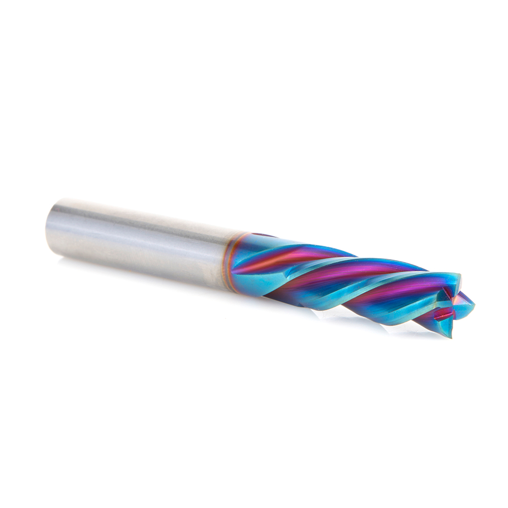 46057-K Solid Carbide Spektra™ Extreme Tool Life Coated Spiral Plunge 3/8 Dia x 1 x 3/8 Inch Shank Down-Cut, 4-Flute
