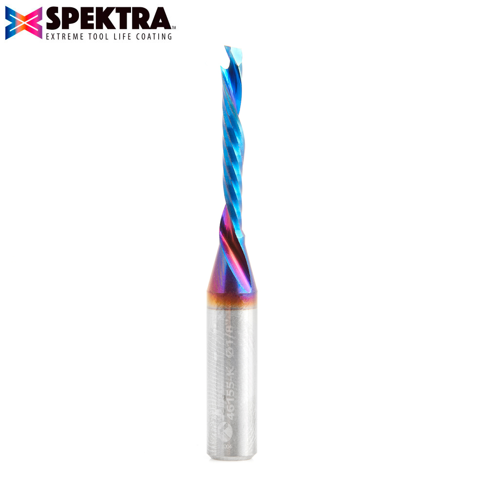 46155-K CNC Solid Carbide Spektra™ Extreme Tool Life Coated Compression Spiral 