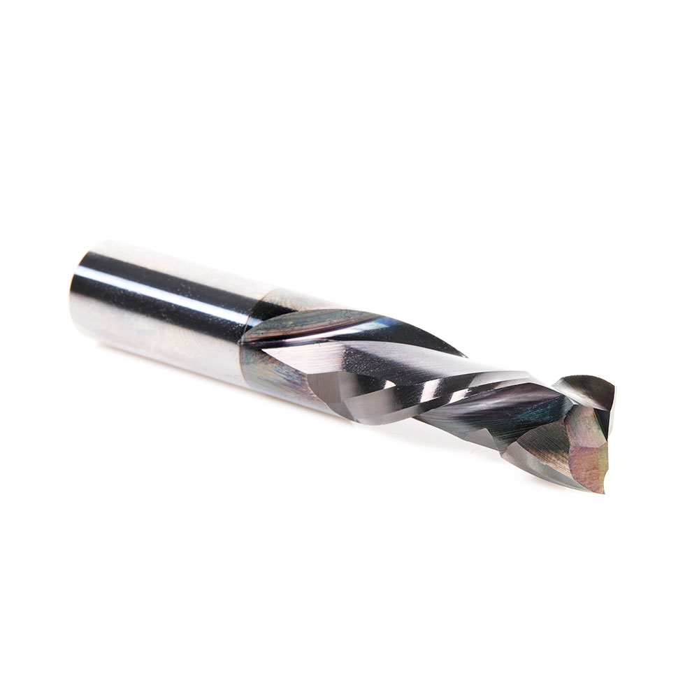 46188-DLC CNC Solid Carbide Compression Spiral Diamond-Like Carbon (DLC) Coated for Solid Wood 1/2 Dia x 1-1/4 x 1/2 Inch Shank