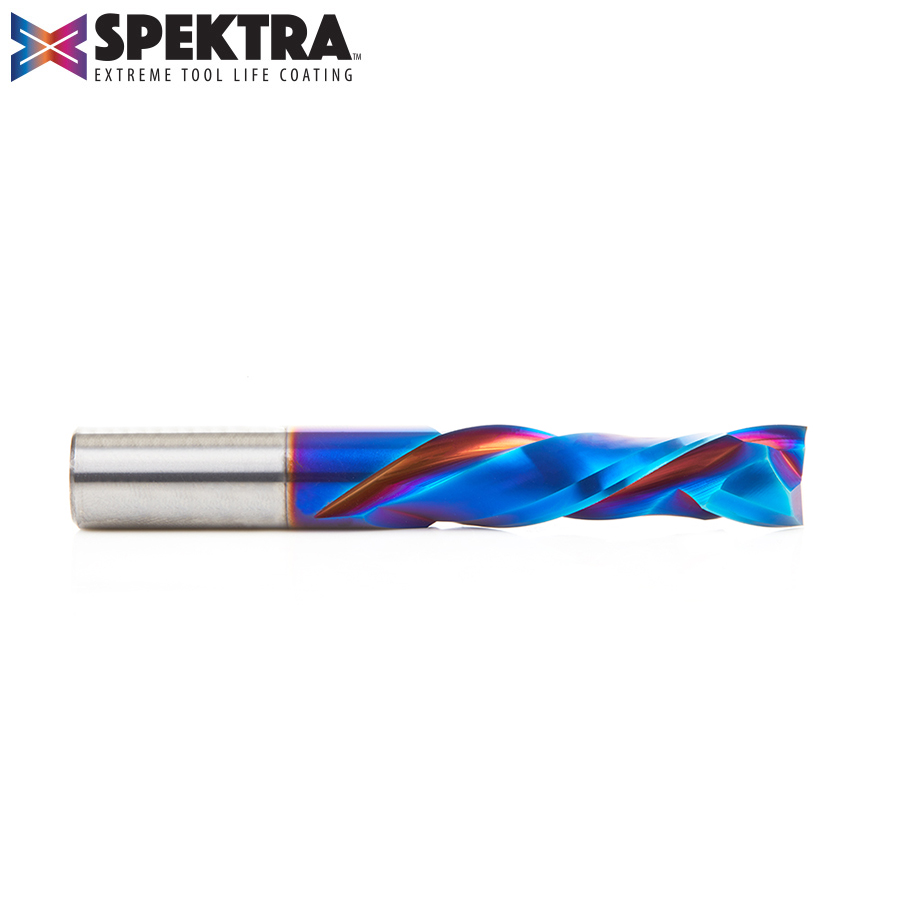 46195-K CNC Solid Carbide Spektra™ Extreme Tool Life Coated Compression Spiral 1/2 Dia x 1-3/4 x 1/2 Inch Shank