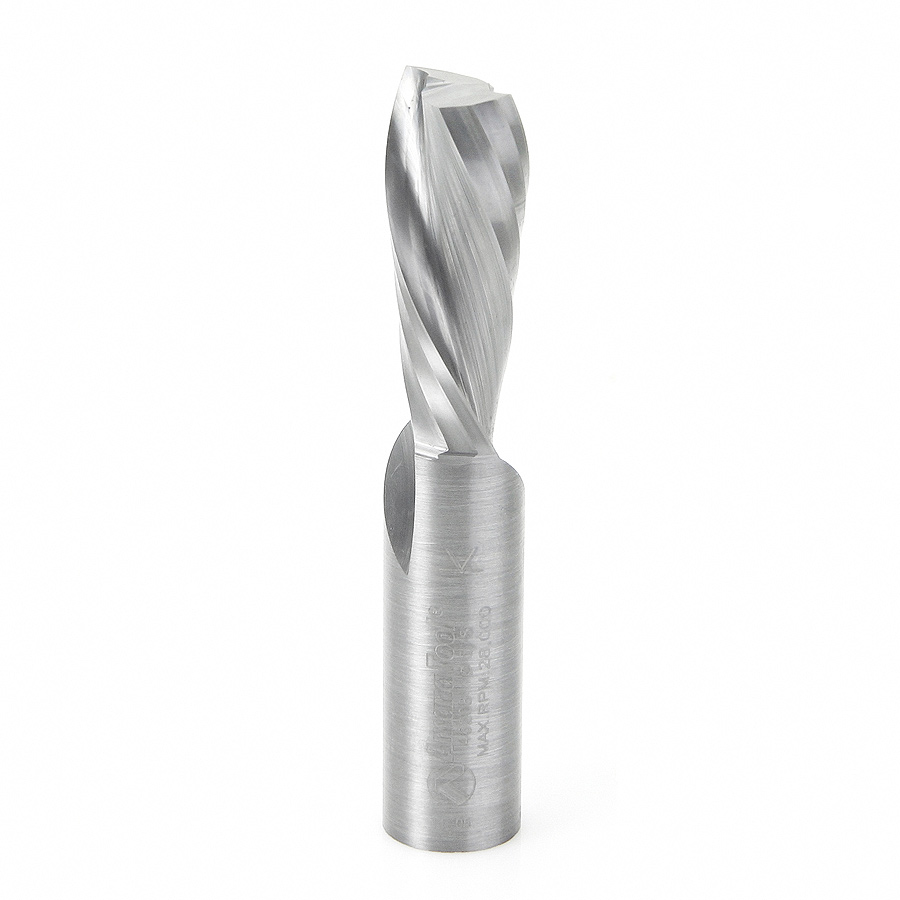 46208 Solid Carbide Spiral Plunge 5/8 Dia x 1-5/8 x 5/8 Shank Down-Cut