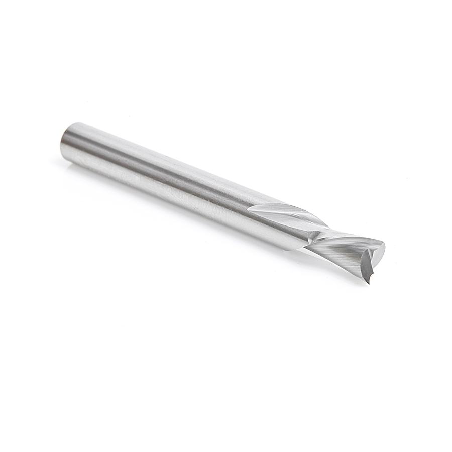 46437 Solid Carbide Spiral Plunge 1/4 Dia x 3/8 x 1/4 Inch Shank Down-Cut