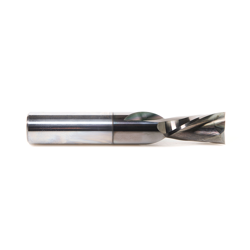 46447-DLC Solid Carbide Spiral Plunge Diamond-Like Carbon (DLC) Coated for Solid Wood 1/2 Dia x 7/8 x 1/2 Inch Shank Down-Cut