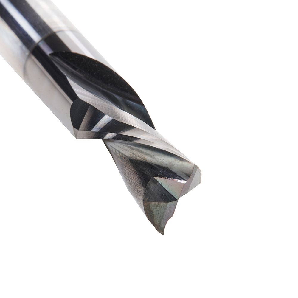 46447-DLC Solid Carbide Spiral Plunge Diamond-Like Carbon (DLC) Coated for Solid Wood 1/2 Dia x 7/8 x 1/2 Inch Shank Down-Cut