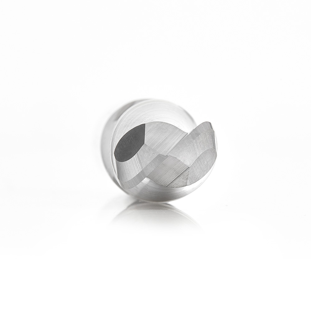 46462 Solid Carbide Spiral Plunge with Corner Radius 1/8 Radius x 1/2 Dia x 1-1/4 x 1/2 Inch Shank Up-Cut