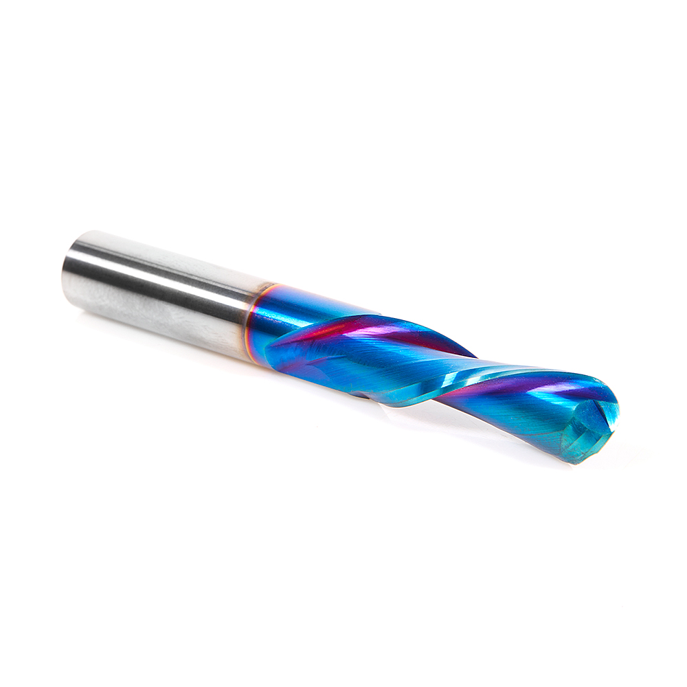 46478-K Solid Carbide Spektra™ Extreme Tool Life Coated Down-Cut Ball Nose Spiral 3/16 Radius x 3/8 Dia x 1-1/4 Inch x 3/8 Shank Router Bit