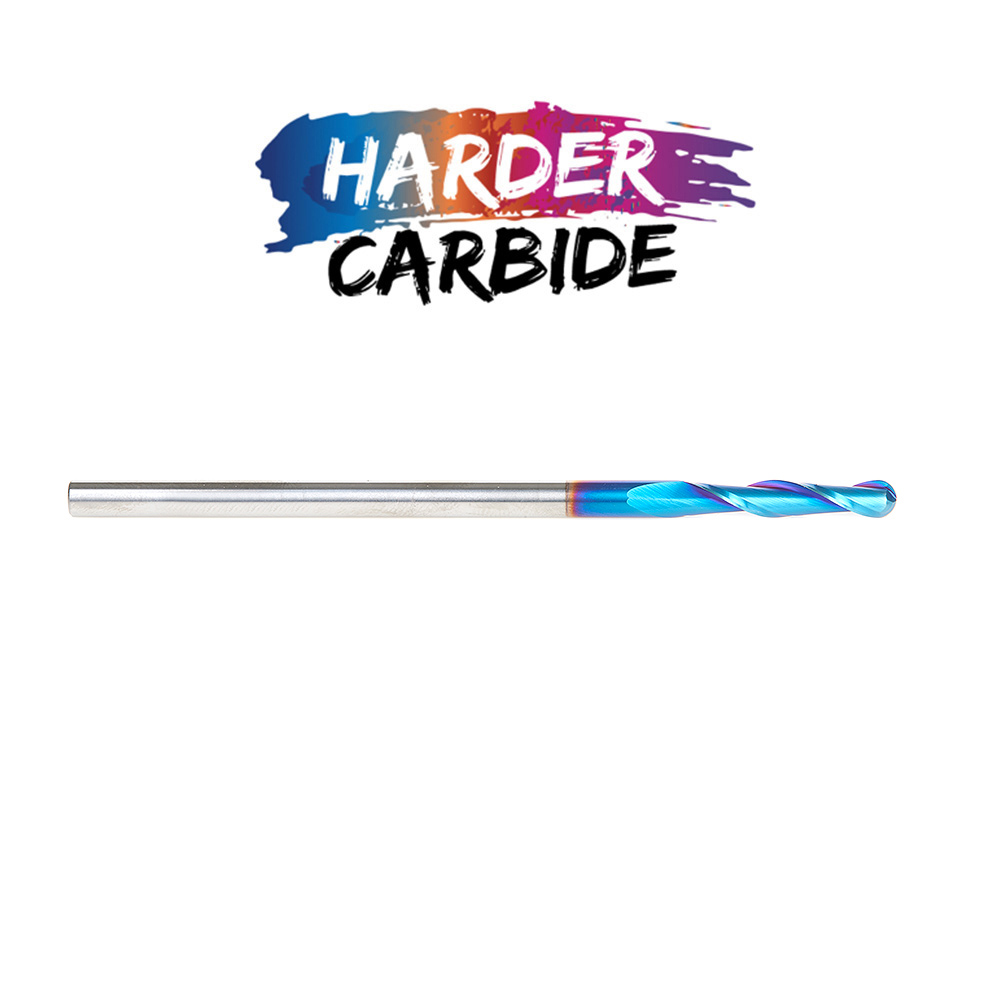 46508-K Solid Carbide Spektra™ Extreme Tool Life Coated Up-Cut Ball Nose Spiral 3/16 Dia x 1 Inch x 3/16 Shank Router Bit
