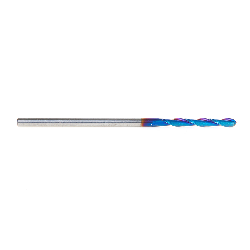 46509-K Solid Carbide Spektra™ Extreme Tool Life Coated Up-Cut Ball Nose Spiral 1/8 Dia x 1 Inch x 1/8 Shank Router Bit
