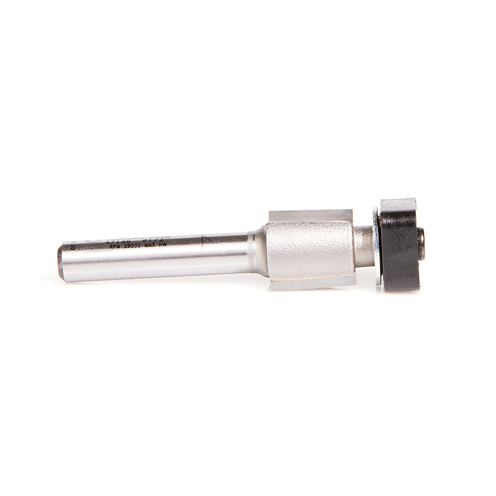 47146 Carbide Tipped Laminate Trimmer with Euro™ Square Bearing 1/2 Dia x 1/2 x 1/4 Inch Shank Router Bit