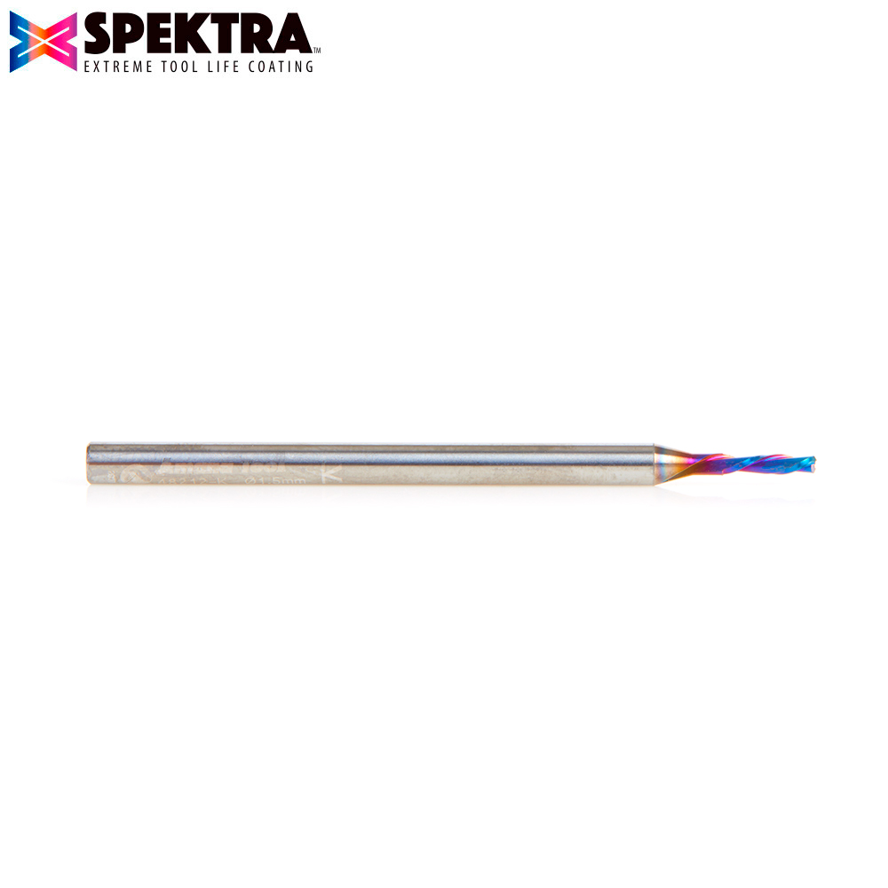 48212-K Solid Carbide Spektra™ Extreme Tool Life Coated Spiral Plunge 1.5mm Dia x 6mm x 3mm Shank