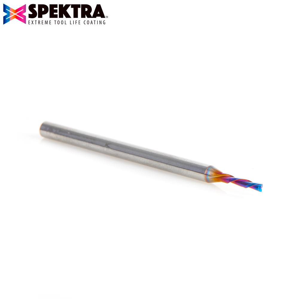 48212-K Solid Carbide Spektra™ Extreme Tool Life Coated Spiral Plunge 1.5mm Dia x 6mm x 3mm Shank
