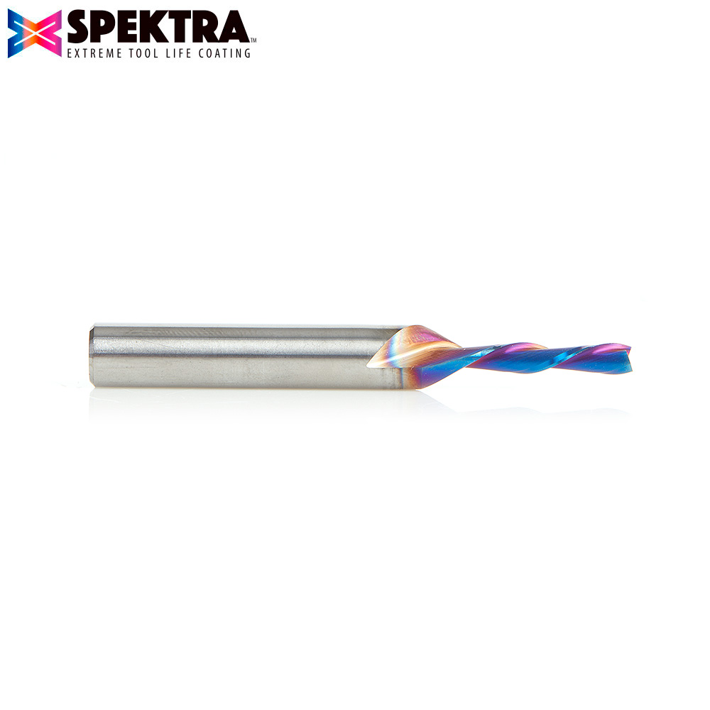 48214-K Solid Carbide Spektra™ Extreme Tool Life Coated Spiral Plunge 3mm Dia x 12mm x 6mm Shank