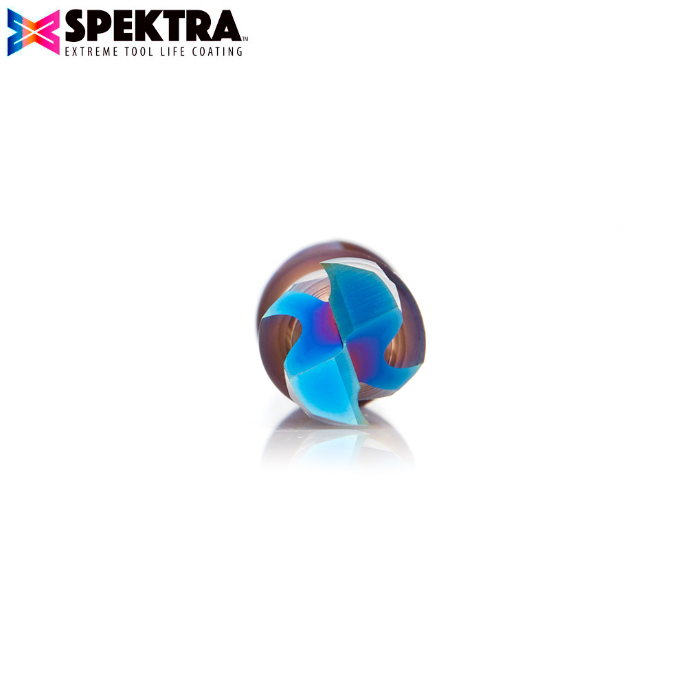 48352-K CNC Solid Carbide Spektra™ Extreme Tool Life Coated Mortise Compression Spiral 8mm Dia x 25mm x 8mm Shank