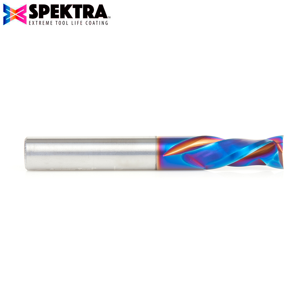48354-K CNC Solid Carbide Spektra™ Extreme Tool Life Coated Mortise Compression Spiral 10mm Dia x 22mm x 10mm Shank