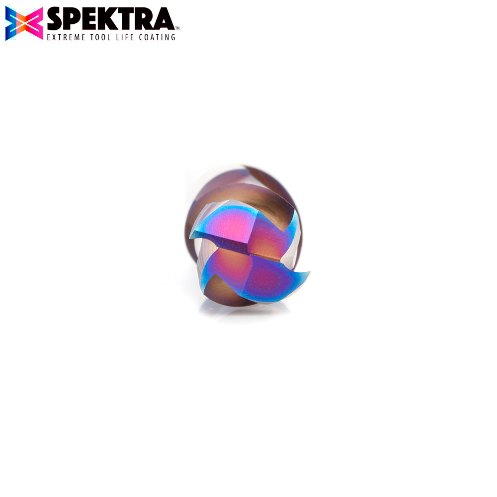 48354-K CNC Solid Carbide Spektra™ Extreme Tool Life Coated Mortise Compression Spiral 10mm Dia x 22mm x 10mm Shank