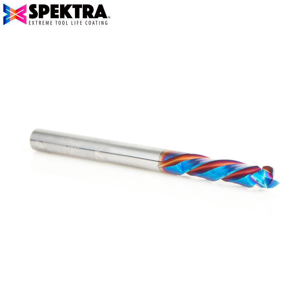 48358-K CNC Solid Carbide Spektra™ Extreme Tool Life Coated Mortise Compression Spiral 6mm Dia x 25mm x 6mm Shank