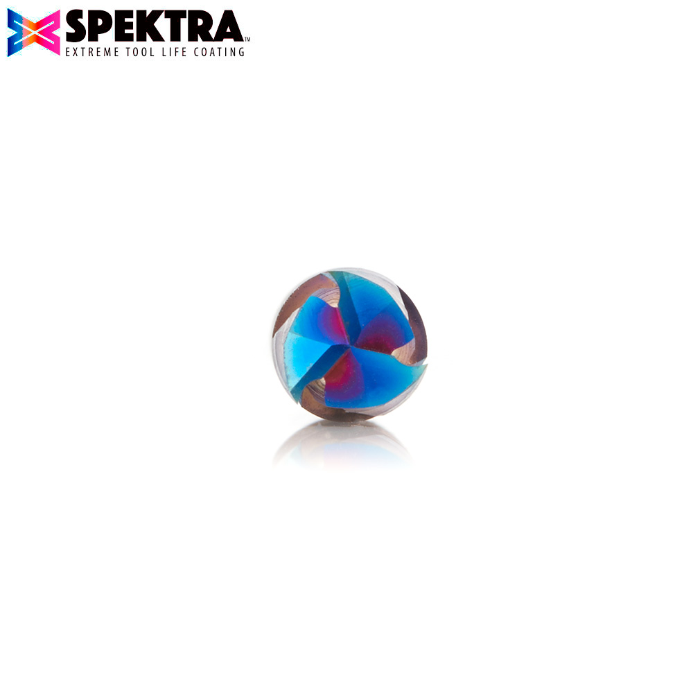 48358-K CNC Solid Carbide Spektra™ Extreme Tool Life Coated Mortise Compression Spiral 6mm Dia x 25mm x 6mm Shank
