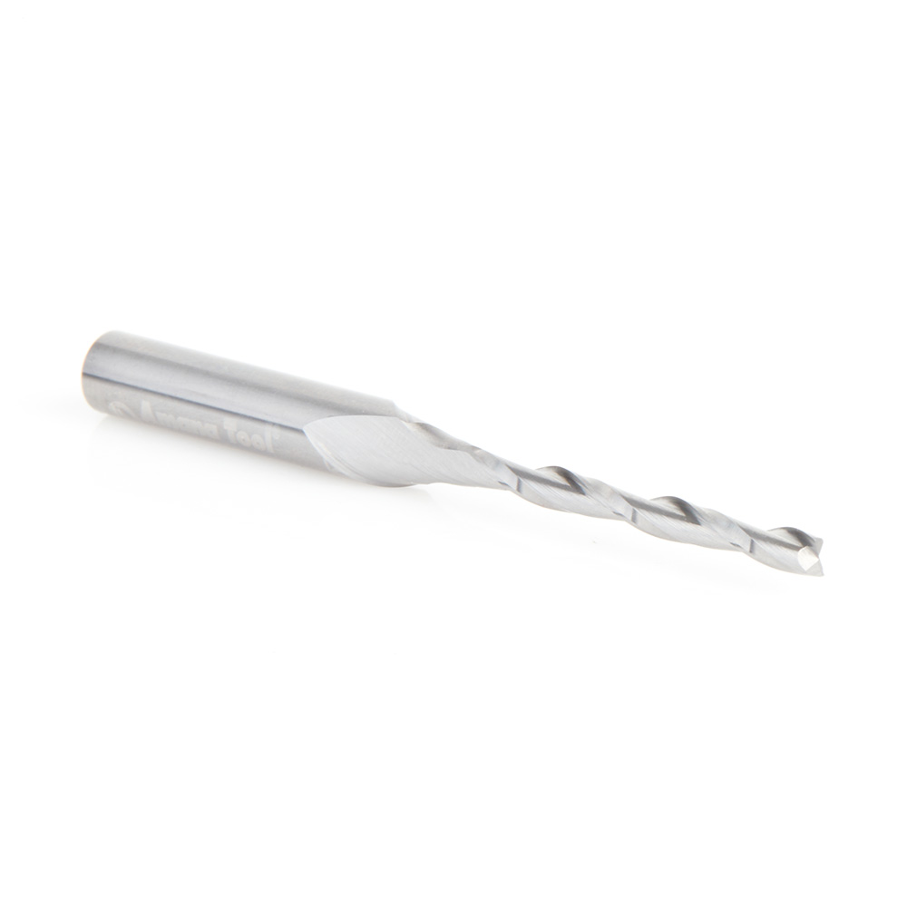 48442 Solid Carbide CNC Foam Cutting Up-Cut Square End Spiral 3mm Dia x 28mm x 6mm Shank x 64mm Long Router Bit