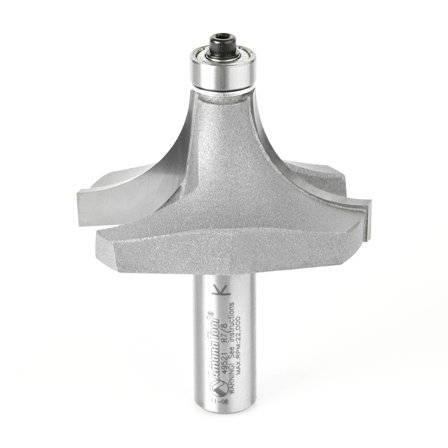 49526 Carbide Tipped Corner Round 1-1//2 Radius x 3-1//2 Dia x 1-3//4 x 1//2 Amana Tool