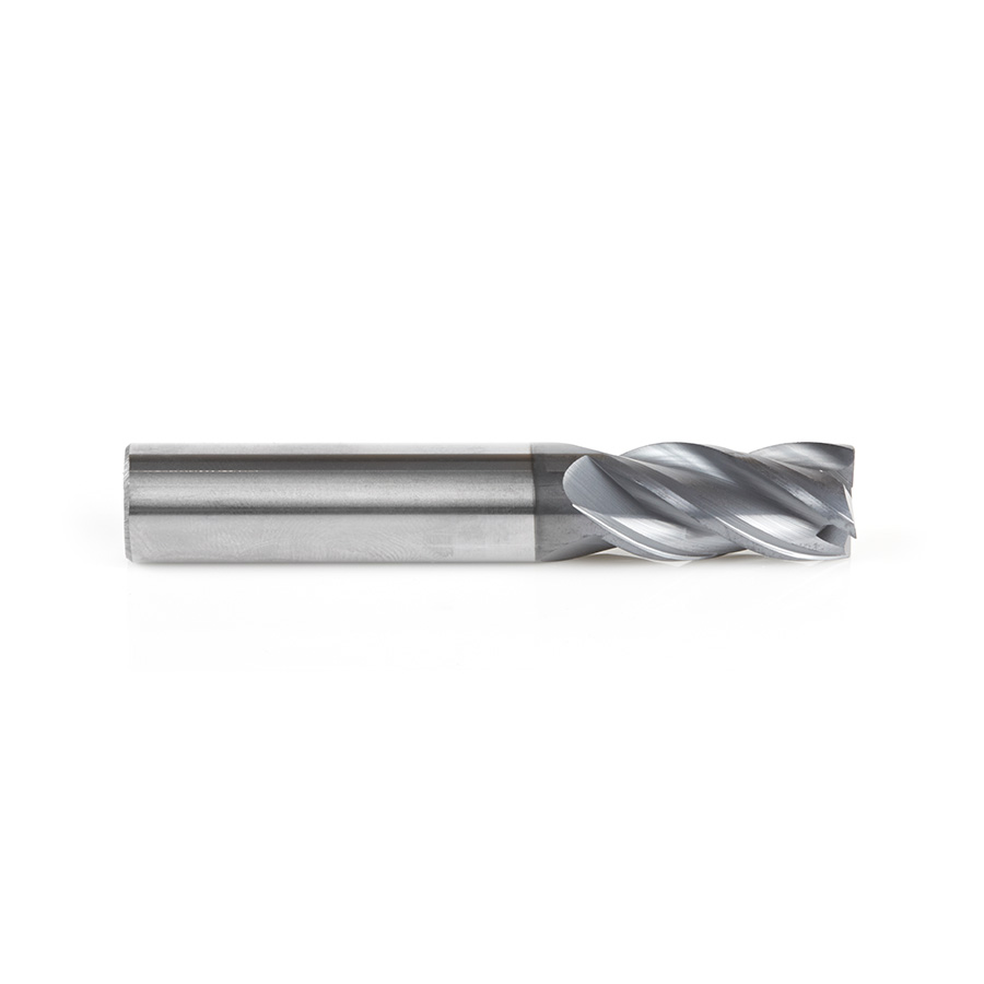 51597 CNC Variable Helix Spiral Square Bottom 1/2 Dia x 1 x 1/2 Shank Solid Carbide AlTiN Coated End Mill