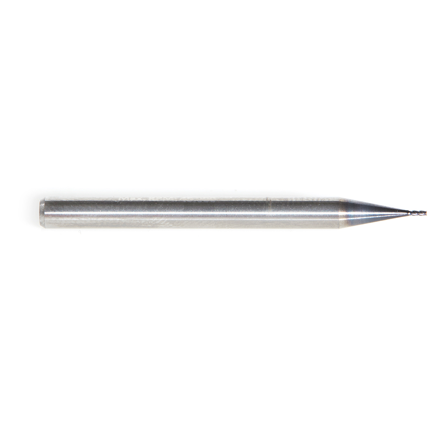 51721 AlTiN Coated CNC Steel, Stainless Steel & Composite Square Mini End Mill 0.020 Dia x 0.060 x 1/8 Shank