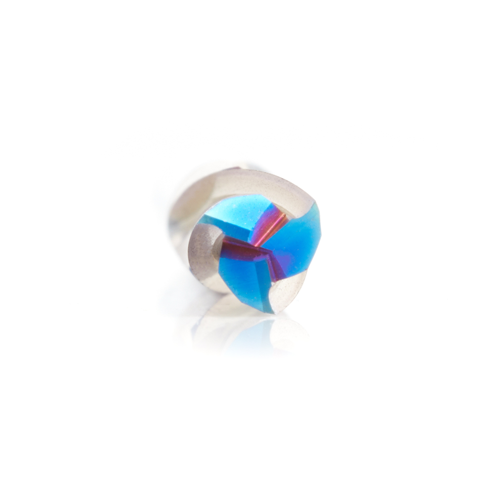 51731-K Solid Carbide Spektra™ Extreme Tool Life Coated Spiral Finisher 1/4 Dia x 7/8 x 1/4 Shank Down-Cut Router Bit