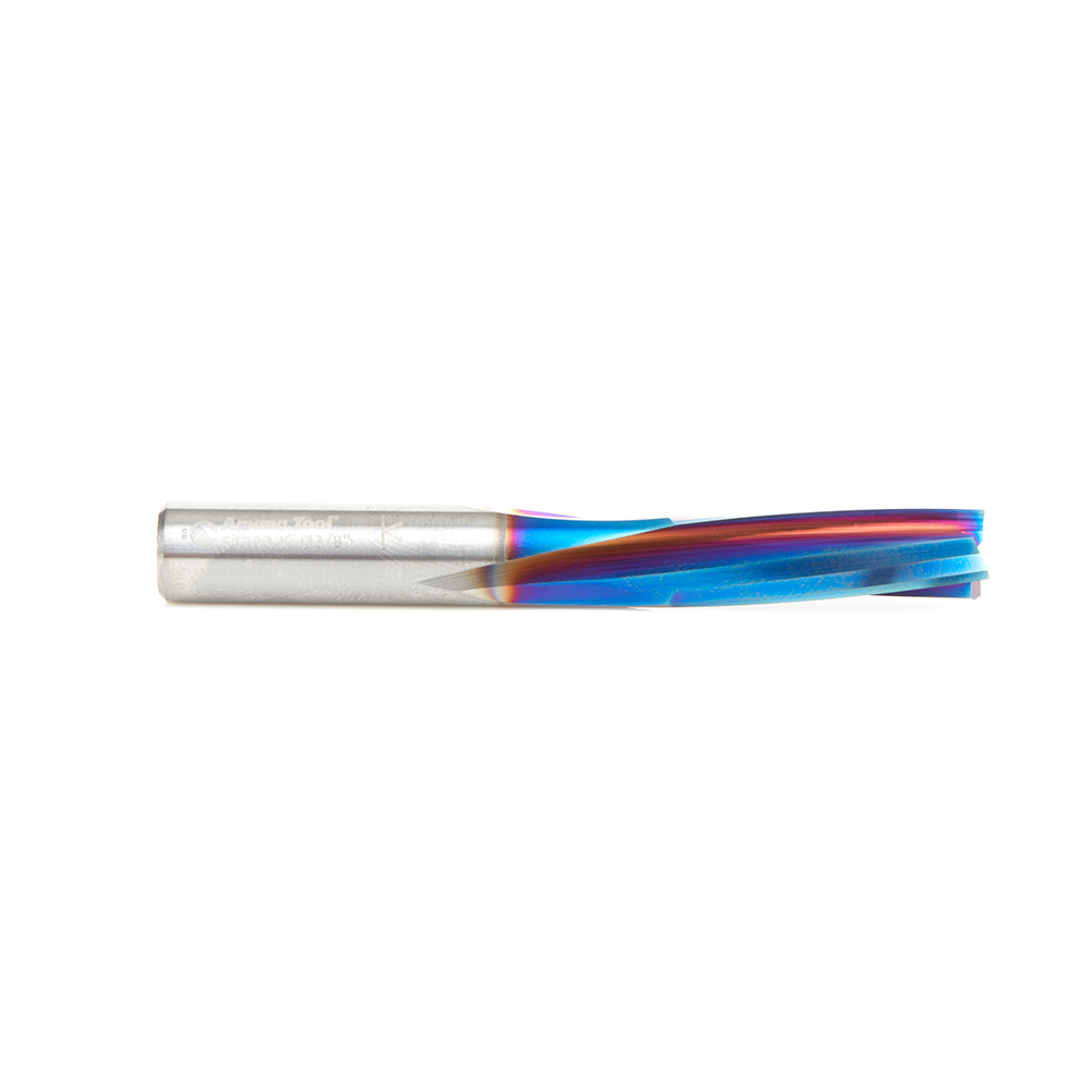 51733-K Solid Carbide Spektra™ Extreme Tool Life Coated Spiral Finisher 3/8 Dia x 1-1/8 x 3/8 Shank Down-Cut Router Bit