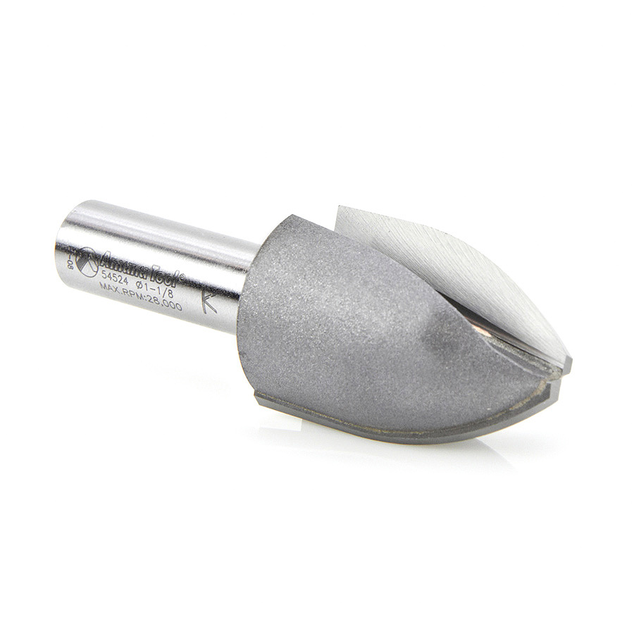 54524 Carbide Tipped Cove Vertical Raised Panel 1-9/16 Radius x 1-1/8 Dia x 1-5/8 x 1/2 Inch Shank