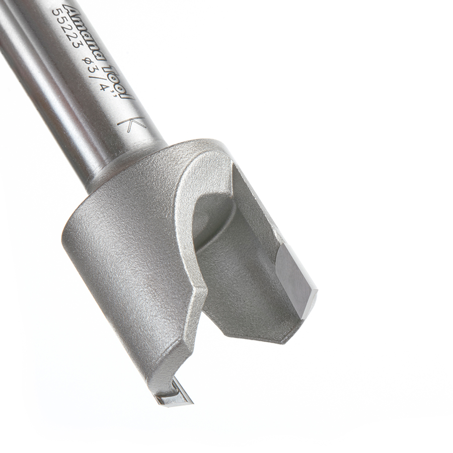 55223 Carbide Tipped Plug Cutter for Drill Press 1-1/32 Dia x 1/2 x 1/2 Inch Shank