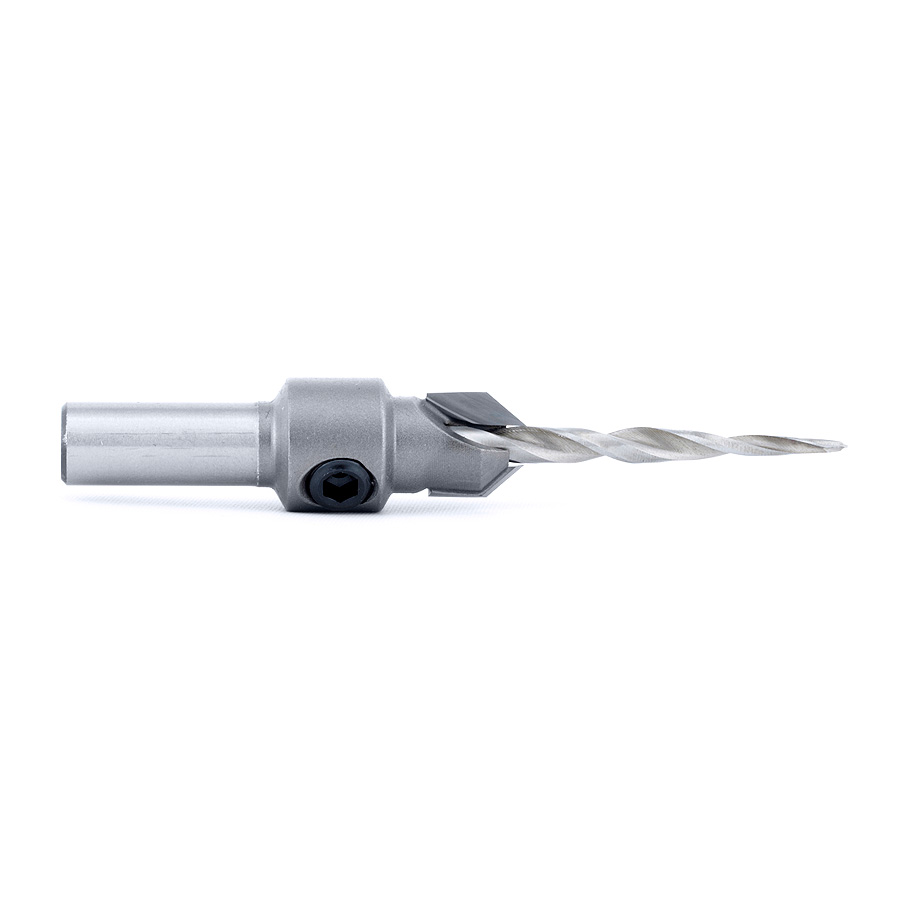 55604 Carbide Tipped 82 Degree Countersink Taper #6 Screw 25/64 Dia x 9/64 Drill Dia x 5/16 Round Shank