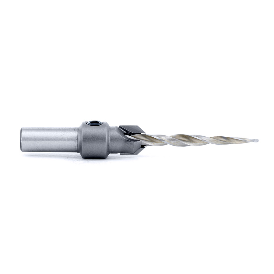 55610 Carbide Tipped 82 Degree Countersink Taper #10 Screw 7/16 Dia x 3/16 Drill Dia x 3/8 Round Shank