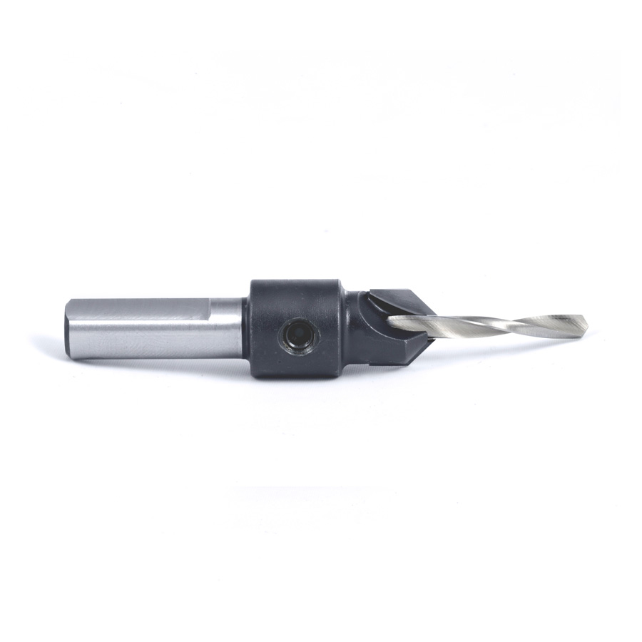 55640 Carbide Tipped Countersink 1/2 Dia x 45 Degree x 60mm Long x 10mm Shank