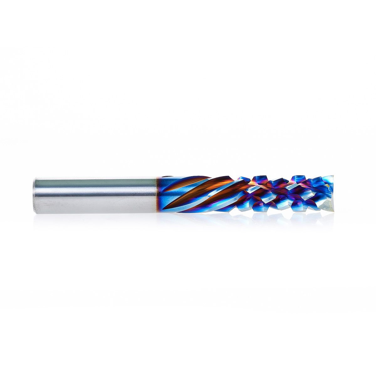 59174-PLX CNC Solid Carbide Compression Spiral Flute with Platinum (PLX) Coating 3/8 Dia x 1-1/4 x 3/8 Inch Shank