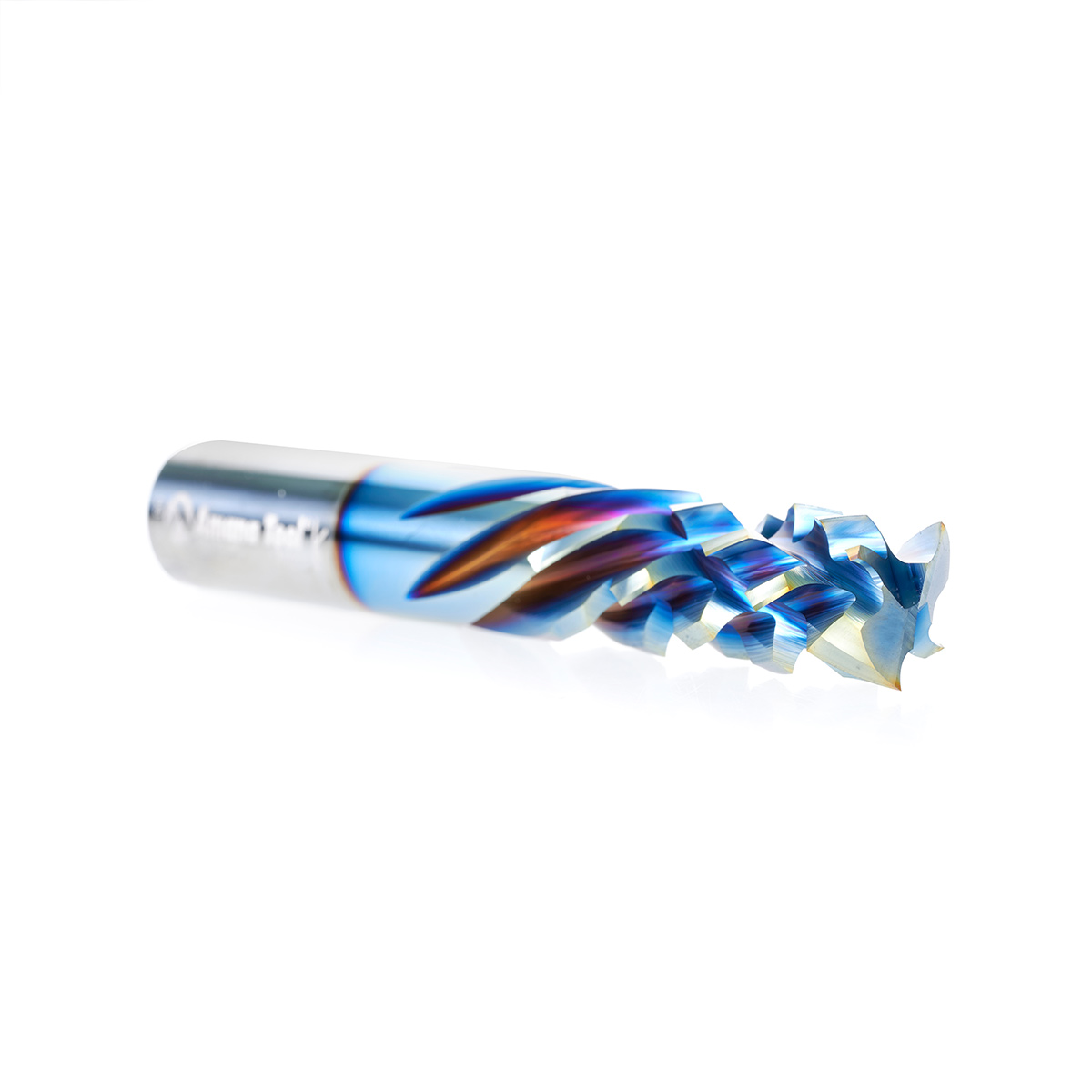 59176-PLX CNC Solid Carbide Compression Spiral Flute with Platinum (PLX) Coating 1/2 Dia x 1-1/4 x 1/2 Inch Shank