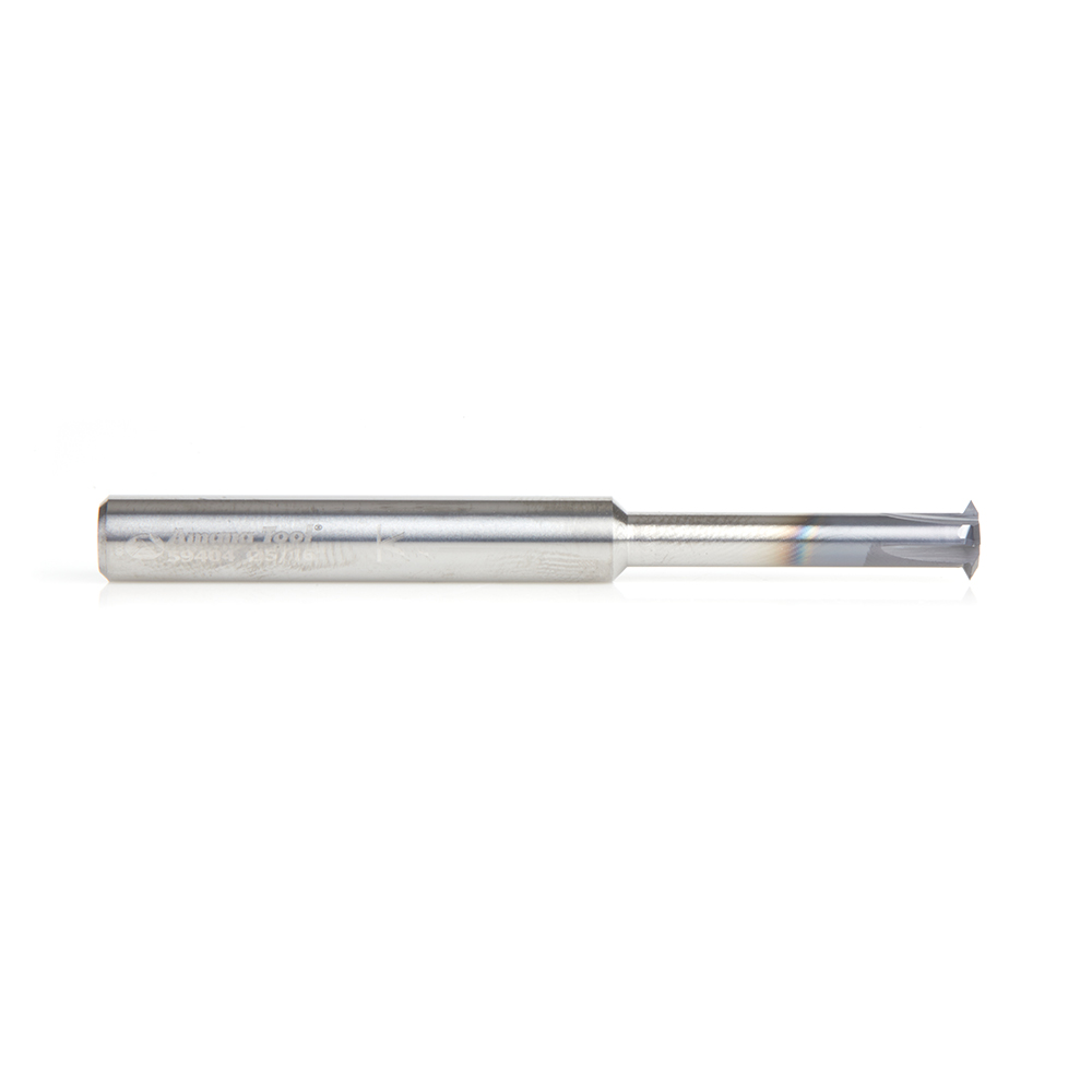 59404 CNC Solid Carbide Single Form Threadmill 0.24 Inch Dia x 1 x 1/4 Shank AlTiN Coated