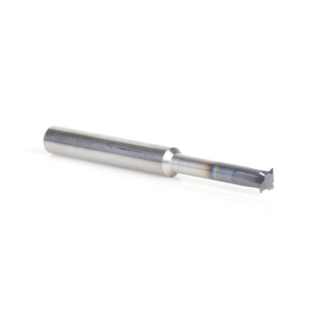 59404 CNC Solid Carbide Single Form Threadmill 0.24 Inch Dia x 1 x 1/4 Shank AlTiN Coated