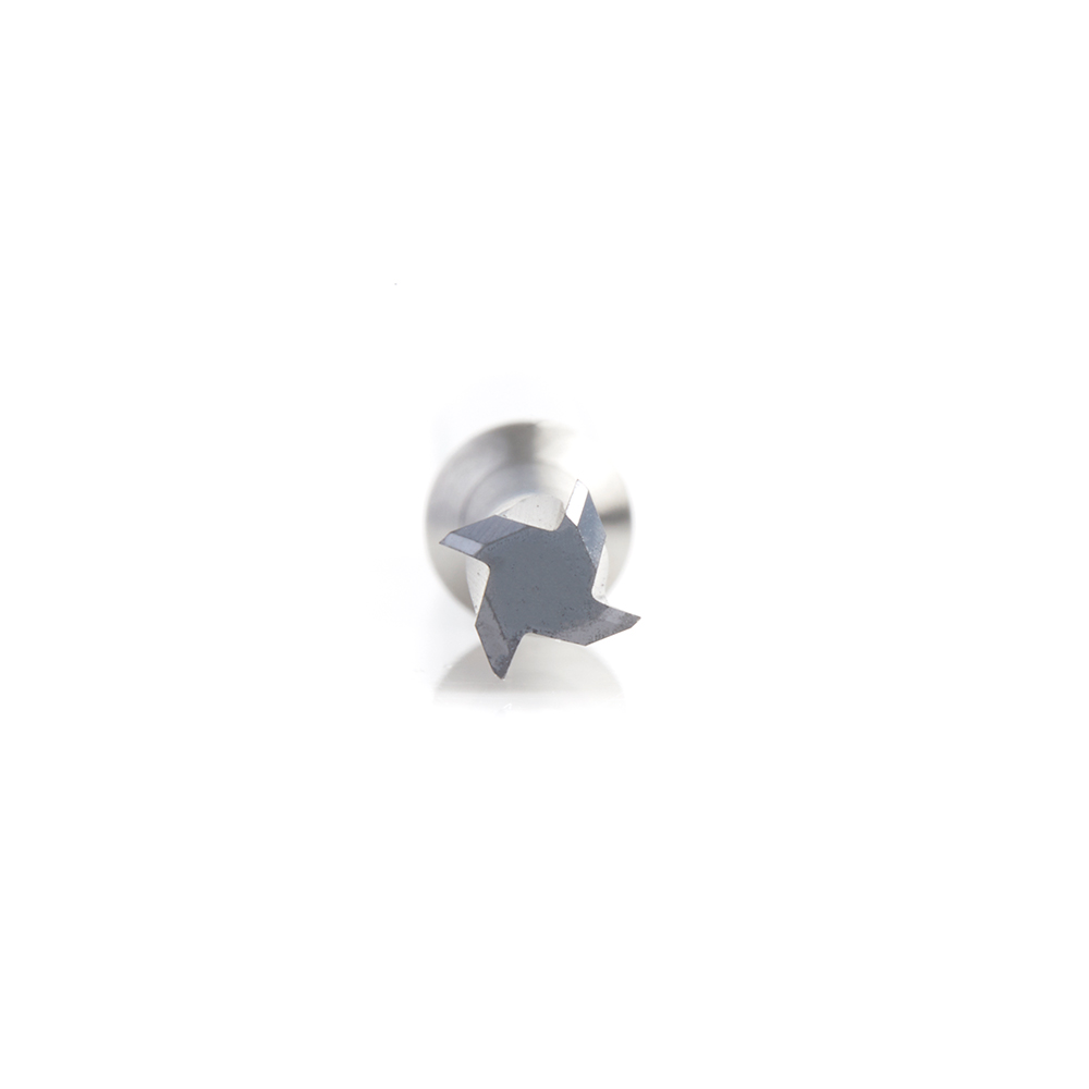 59404 CNC Solid Carbide Single Form Threadmill 0.24 Inch Dia x 1 x 1/4 Shank AlTiN Coated