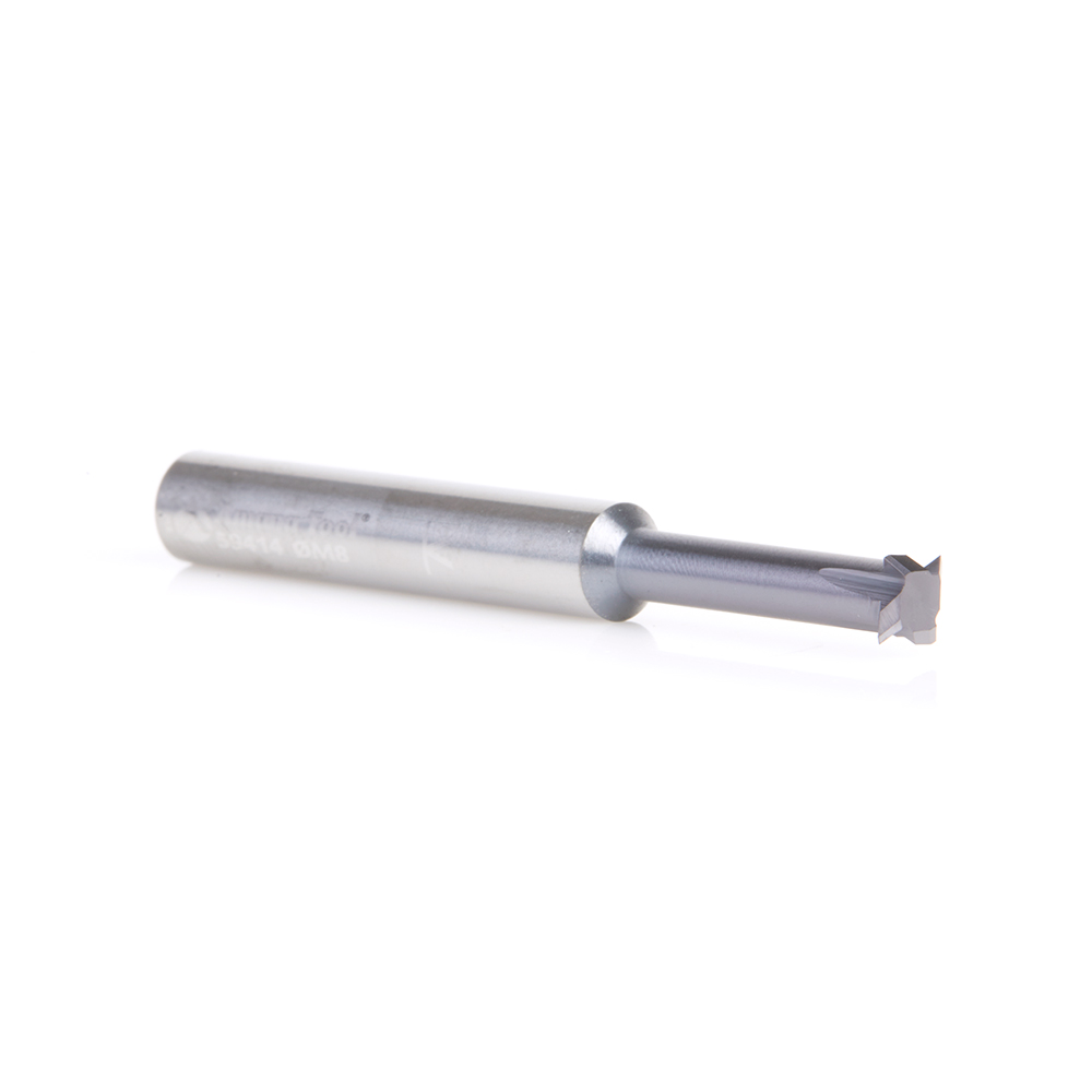 59414 CNC Solid Carbide Single Form Threadmill 6mm Dia x 18mm x 6mm Shank AlTiN Coated