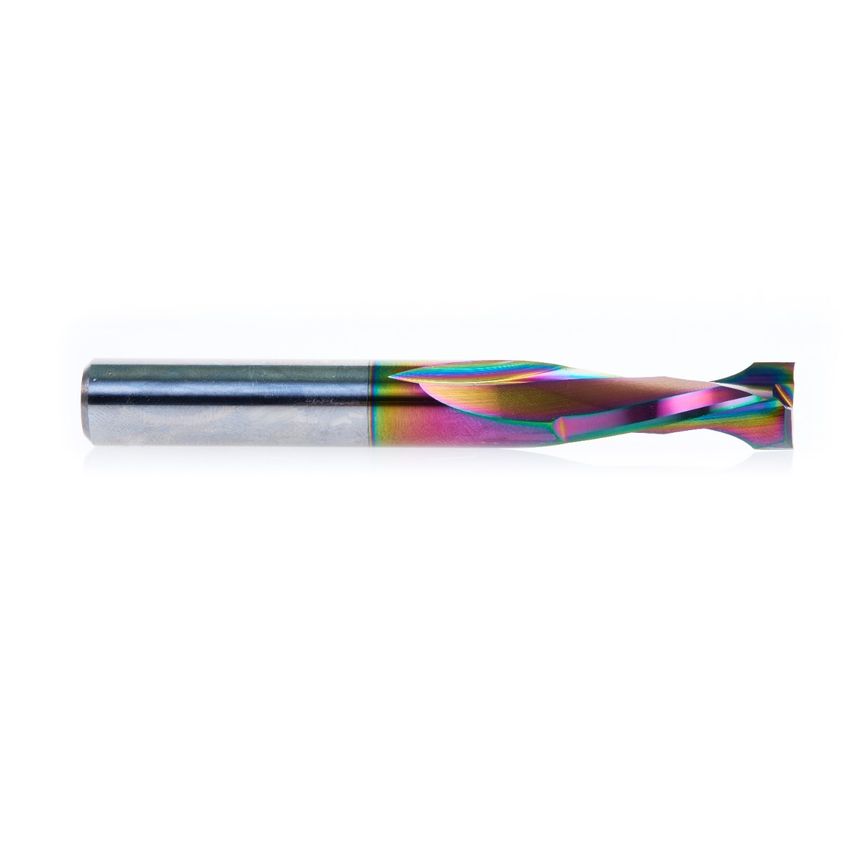 59456-DLC Solid Carbide CNC Mortise Compression Slow Spiral with DLC (Diamond-Like Carbon) Coating 1/2 Dia x 1-1/4 x 1/2 Inch Shank for Mortising Work