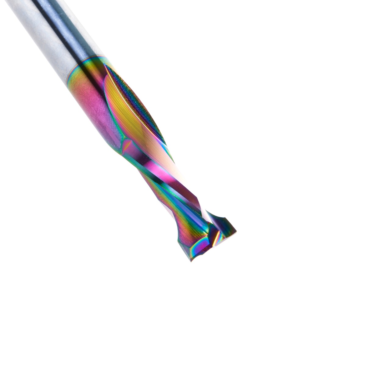 59456-DLC Solid Carbide CNC Mortise Compression Slow Spiral with DLC (Diamond-Like Carbon) Coating 1/2 Dia x 1-1/4 x 1/2 Inch Shank for Mortising Work