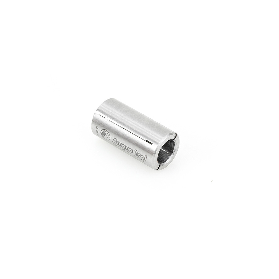 RB-118 High Precision Steel Router Collet Reducer 1/2 Overall Dia x 8mm Inner Dia x 1 Inch Long