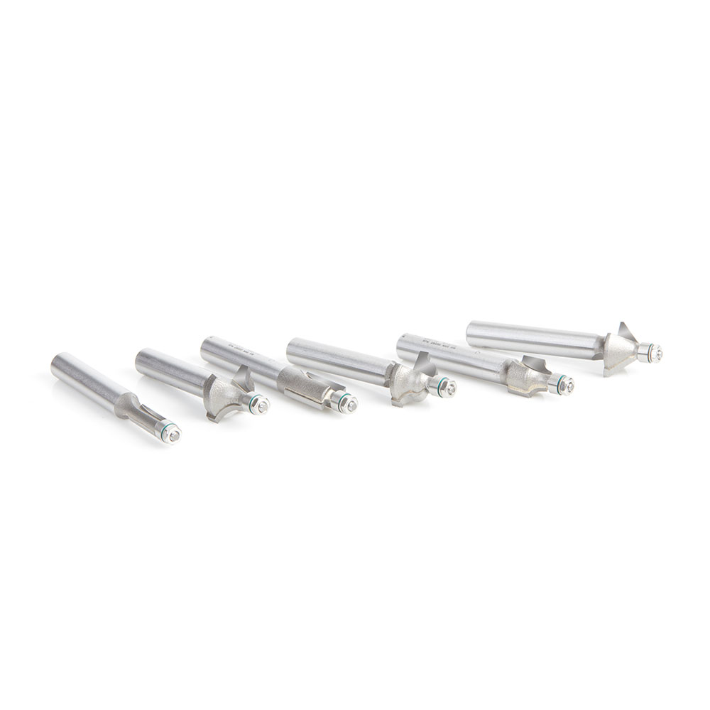 AMS-611 6-Piece Miniature Router Bit Pack