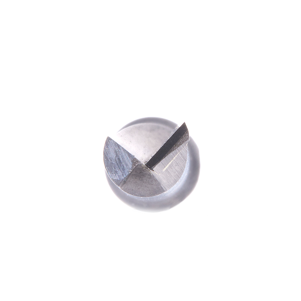 DRB-421 Straight Plunge Down-Shear Polycrystalline Diamond (PCD) Tipped 1/4 Dia x 12.32mm (1/2) x 1/4 Shank Single Flute Router Bit